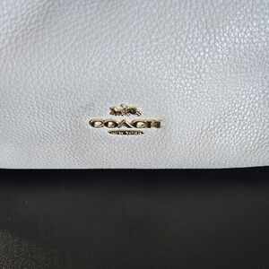 Coach Cream Leather Shoulder Bag